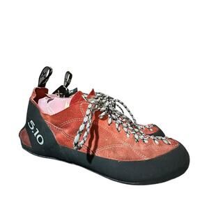 Five Ten 5.10 Coyote Red Black Rock Climbing Shoes Men's By Adidas Size 12.5
